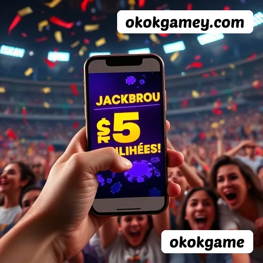 Aplicativo móvel okokgame para iOS e Android